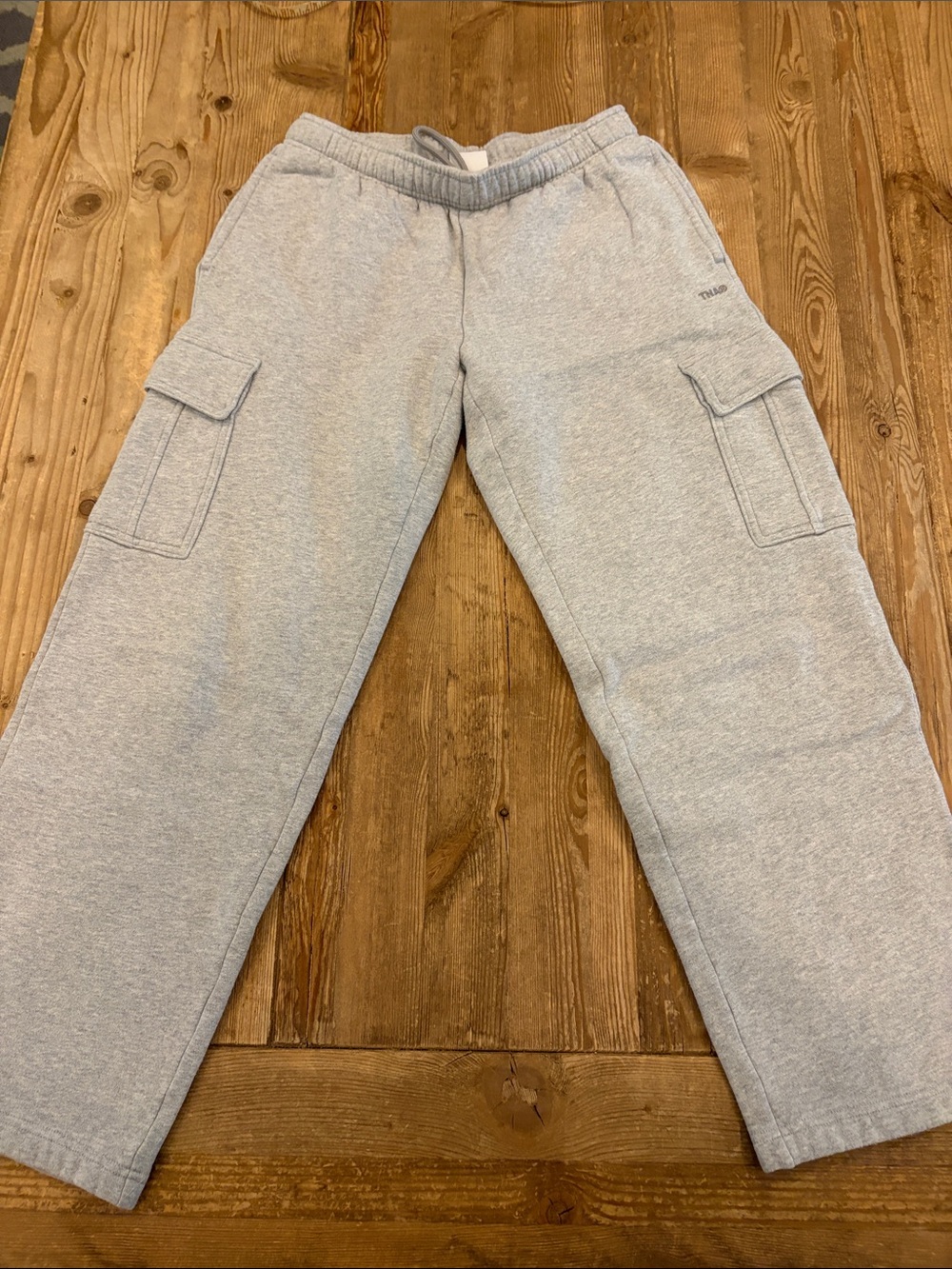TNA Light Gray Cargo Joggers
